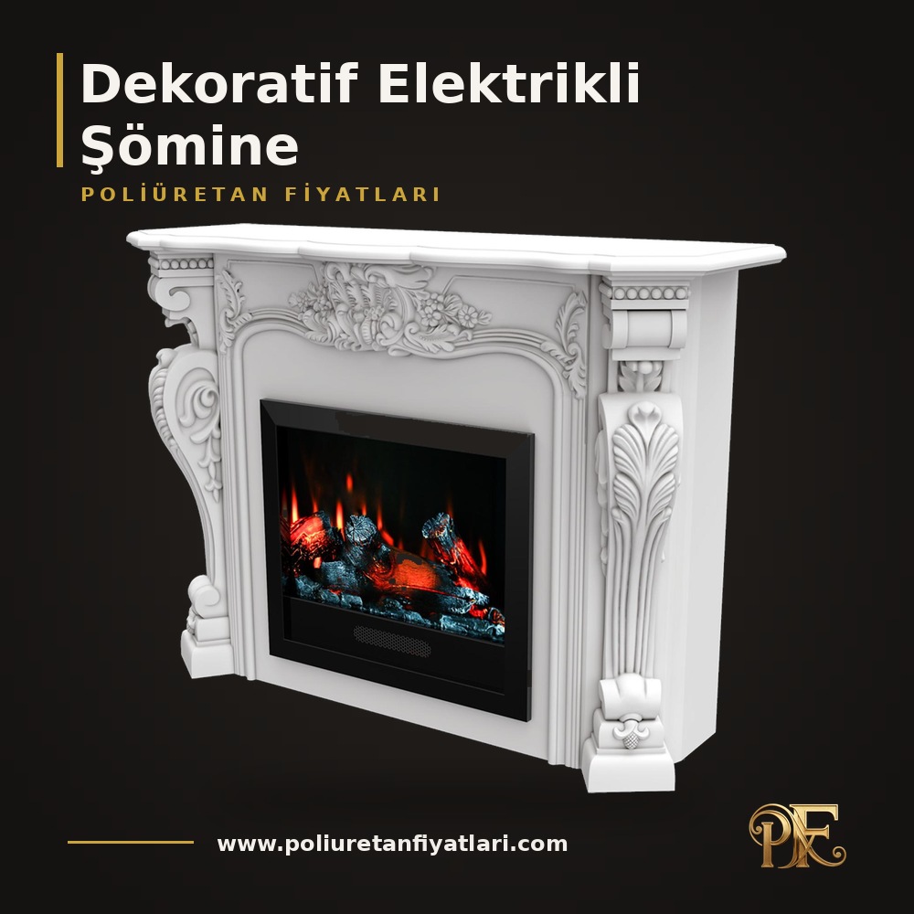 Dekoratif Elektrikli Şömine modelleri
