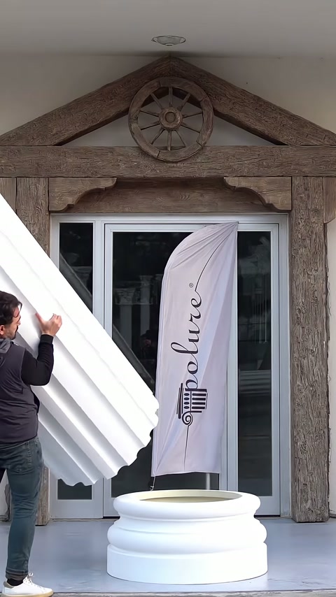 Poliüretan Sütun Başlığı ve Alt Kaide Uygulaması