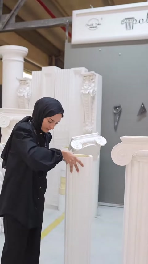 Poliüretan Sütun Başlık ve Kaide Modelleri: Dor, İyon ve Korint