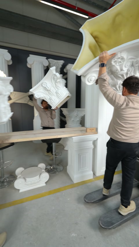 Poliüretan Korint Sütun ve Pilaster Başlıkları