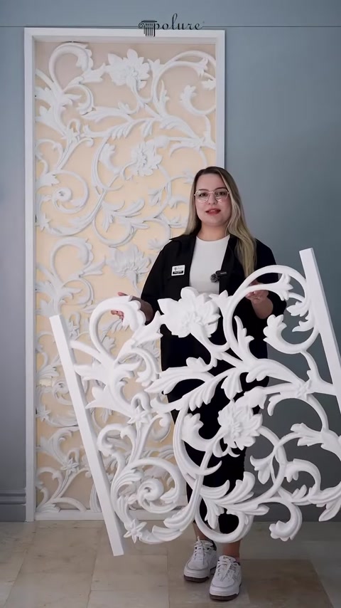 Polure Poliüretan Dekupe Desenli ve Sarmaşık Motifli Panel Modelleri