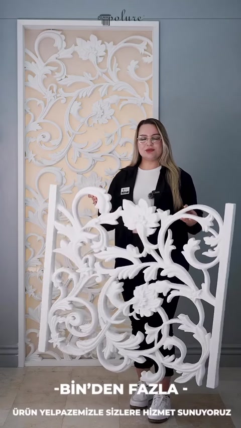 Polure Poliüretan Dekupe Desenli ve Sarmaşık Motifli Panel Modelleri