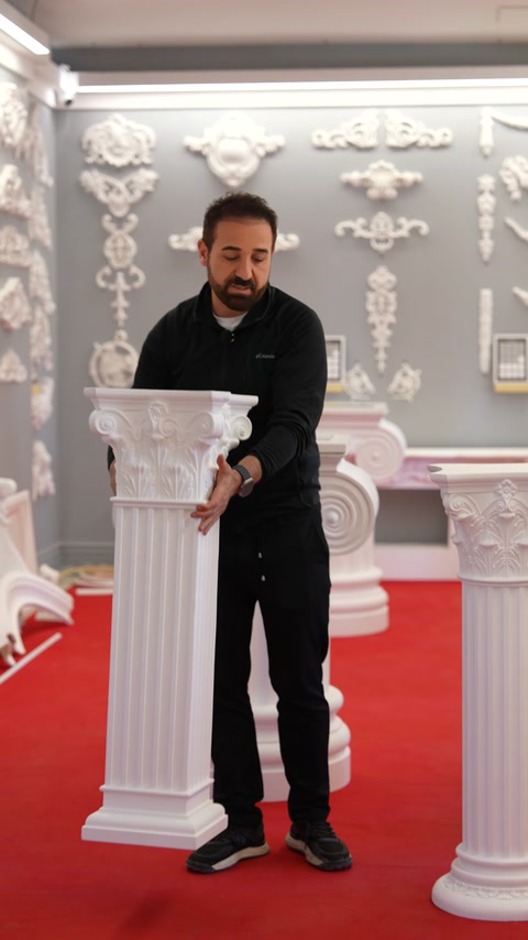 Hafif ve Sağlam Poliüretan Sütun ve Dekoratif Sehpalar
