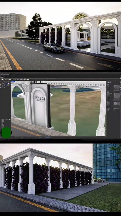 Viyana’da Düğün Salonu Dönüşümü: 3D Tasarımdan Dekoratif Cepheye