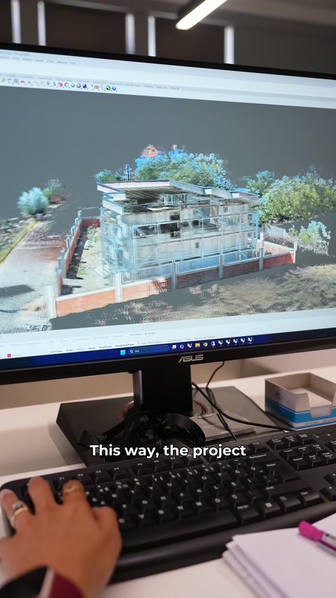 Villa Cephesinde 3D Tarama ve Nokta Bulutundan Birebir Tasarım