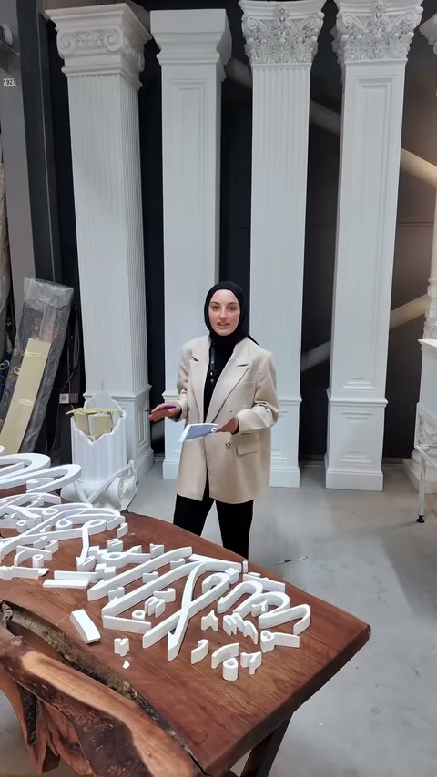 Poliüretan Logo, Yazı ve Tabela İçin Kişiye Özel Üretim
