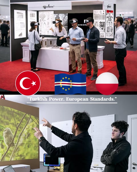 Mimari proje detaylarının büyük ekran üzerinden anlatıldığı sunum