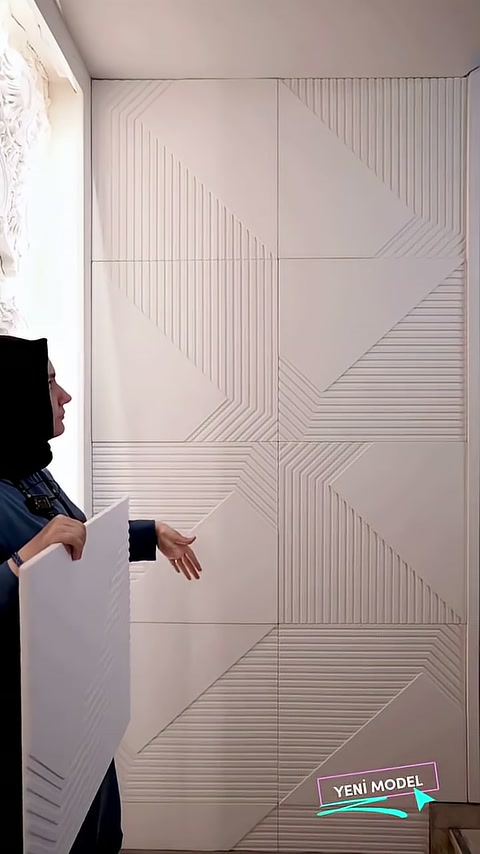 Polure Poliüretan 3D Desenli Paneller ile Dekoratif Duvar Çözümleri