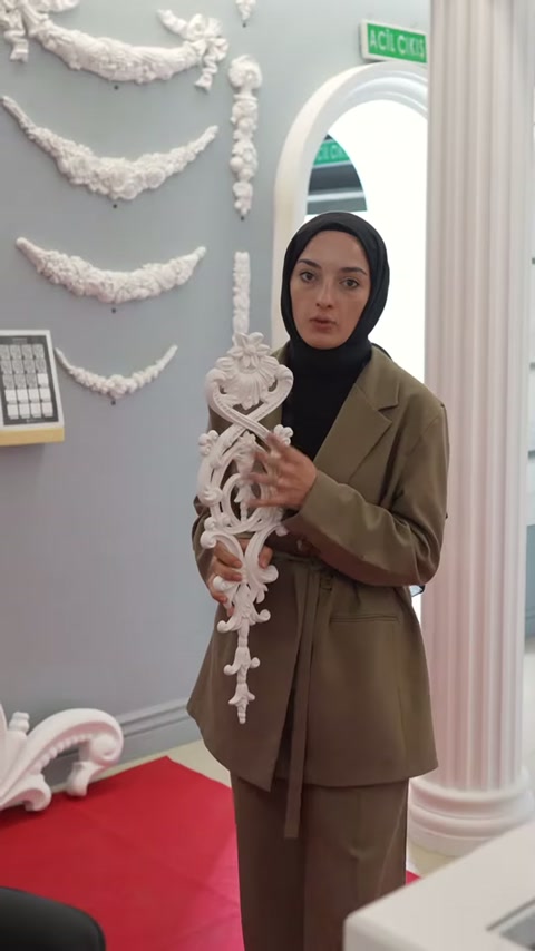 Poliüretan Dekoratif Motif Modelleri ve Duvar Süsleme Uygulaması