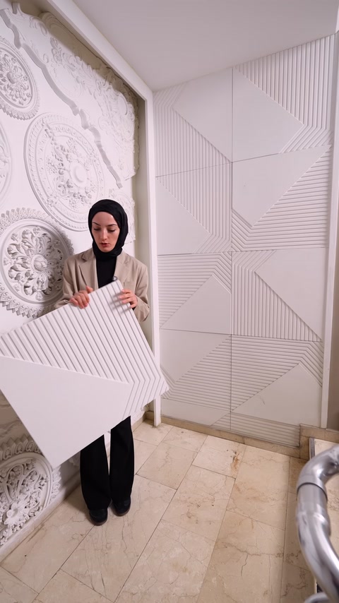 Farklı Poliüretan Panel Modelleriyle Dekoratif Duvar Uygulamaları