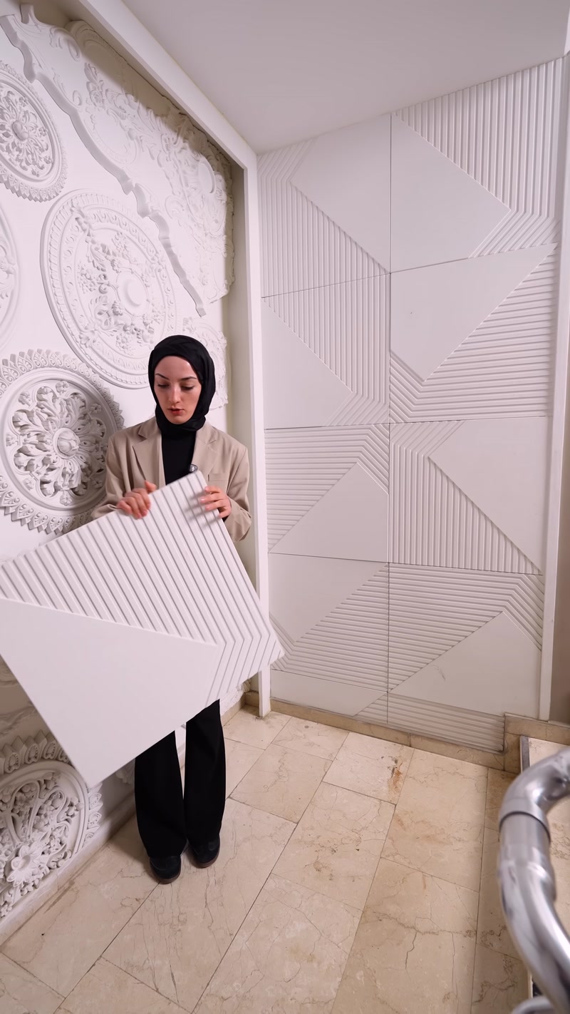 Farklı Poliüretan Panel Modelleriyle Dekoratif Duvar Uygulamaları
