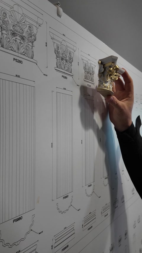 Sütun başlığı minyatürü teknik ürün çizimleriyle karşılaştırılıyor