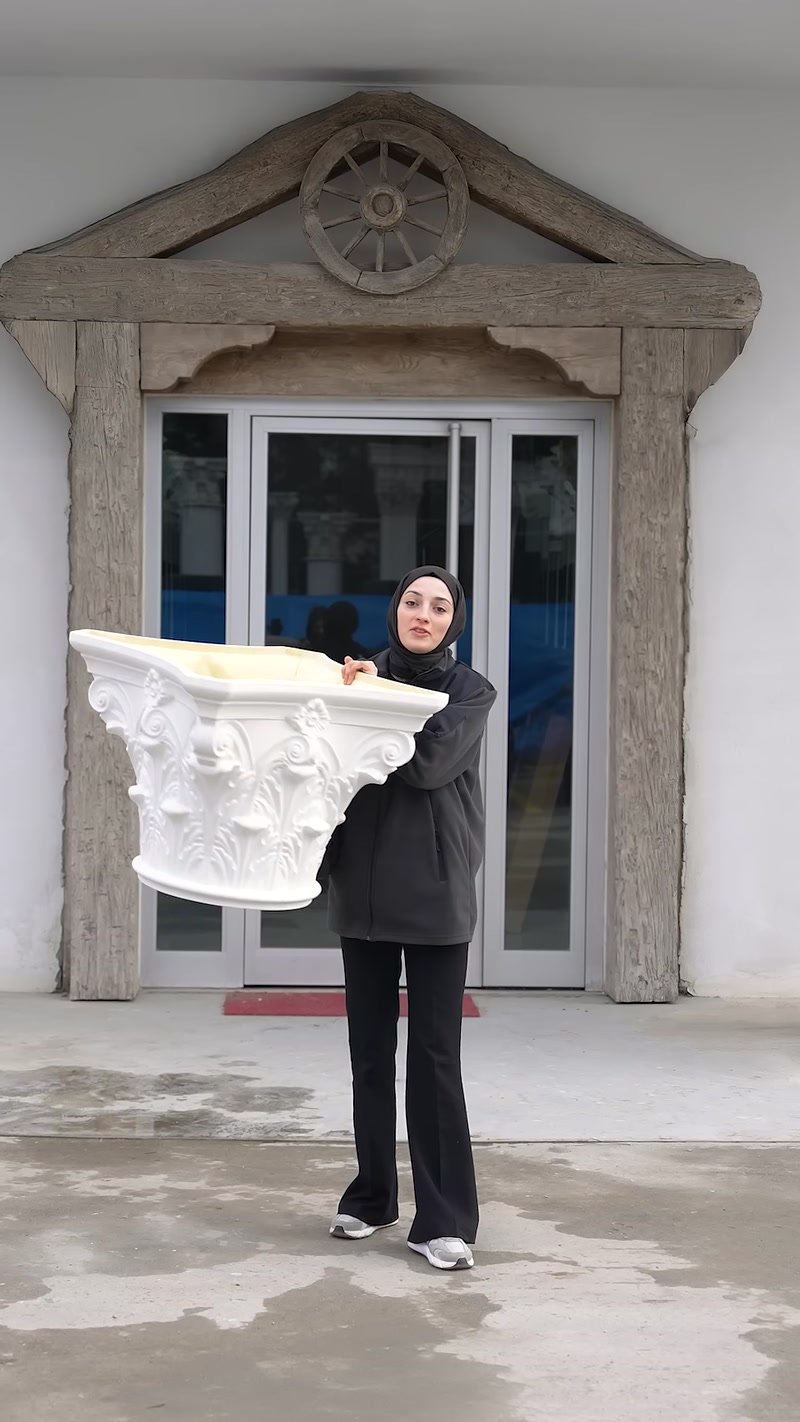 Poliüretan Sütun Başlıkları ve Hafif Dekoratif Sütun Modelleri
