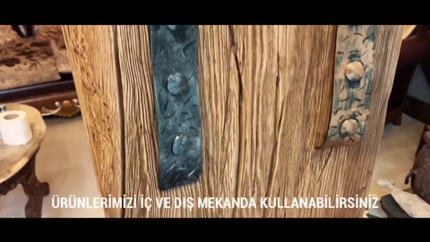 Poliüretan Rustik Kiriş, Mertek, Kütük ve At Arabası Tekeri Üretimi