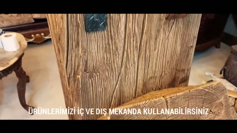 Poliüretan Rustik Kiriş, Mertek, Kütük ve At Arabası Tekeri Üretimi