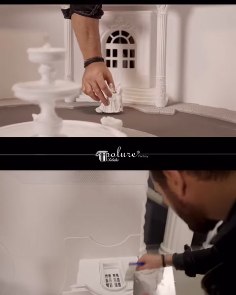 Cephe önüne küçük dekoratif kaide parçası ekleniyor
