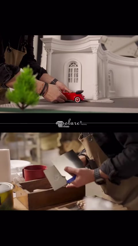 Poliüretan Söve ve Sütunlarla Maket Villa ve Fuar Standı Tasarımı
