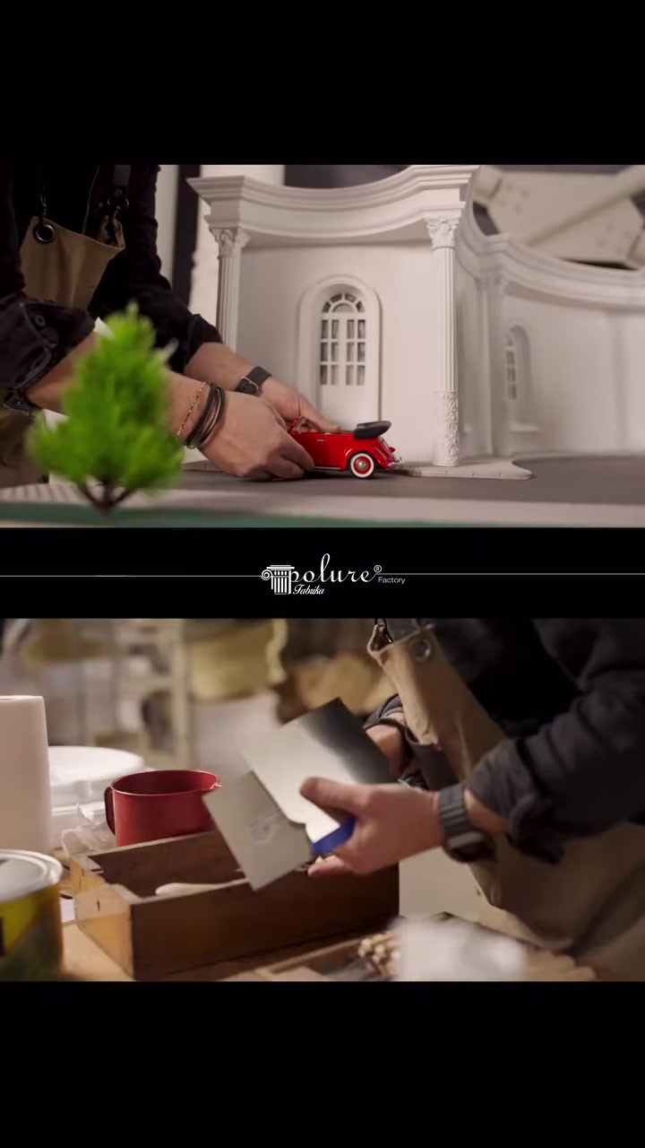 Poliüretan Söve ve Sütunlarla Maket Villa ve Fuar Standı Tasarımı