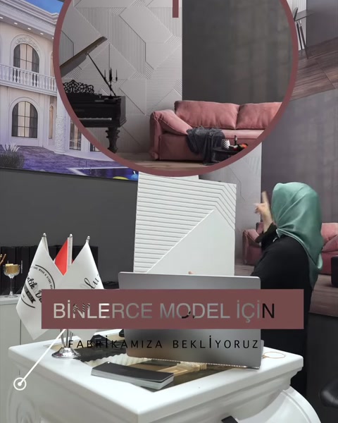 Poliüretan 3D Duvar Panelleri ile Modern Dekorasyon Çözümleri — 0:23