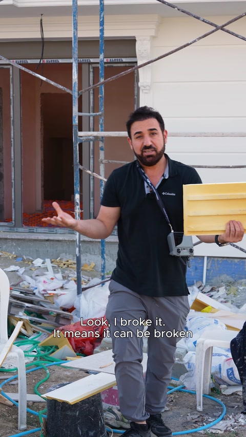 Kırılma denemesi sonrası profil parçasının kesit görünümü