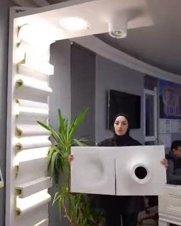 İç ve dış bükey armatürler uygulama standında birlikte gösteriliyor