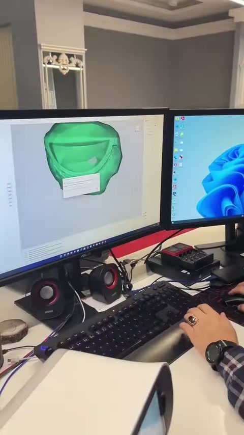 Poliüretan Sütun Başlığı Kalıbı İçin 3D Tarama ve Modelleme