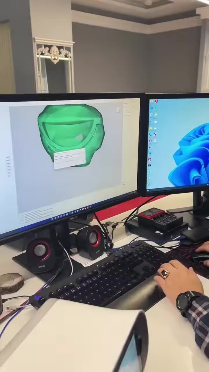 Poliüretan Sütun Başlığı Kalıbı İçin 3D Tarama ve Modelleme