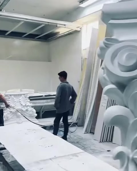 Poliüretan Pilaster Sütun Başlıkları ile Dekoratif Mimari Çözümler — 0:04