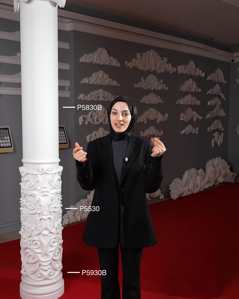 Poliüretan Sütun Başlıkları ve Hafif, Sağlam Sütun Modelleri