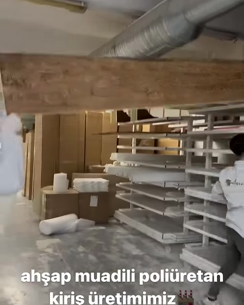 Kirişin kahverengi damar dokusu ve uzun gövdesi görülüyor