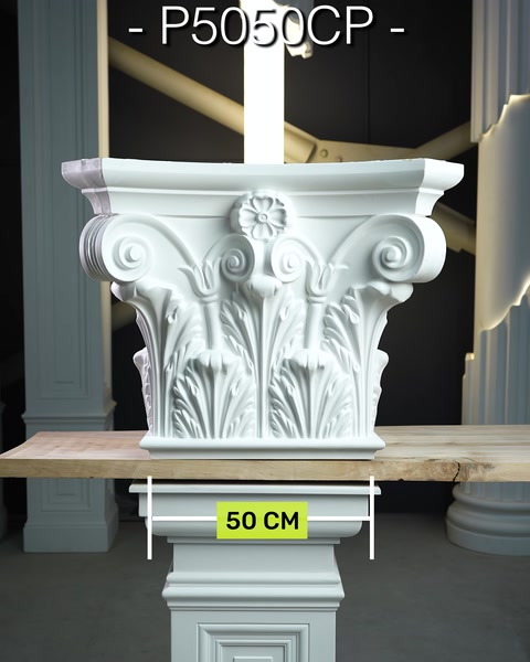 Poliüretan Sütun Başlıkları ve Sütun Modelleriyle Mekânlara Güçlü Bir İmza — 0:36