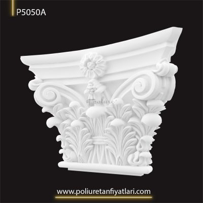Villa ve giriş kapısı pilaster sütun imalatı Dekoratif Sütunlar Poliüretan Söve pilaster sütun başlık imalatı Dor İyon Korint sütunlar ve başlıkları P5050A