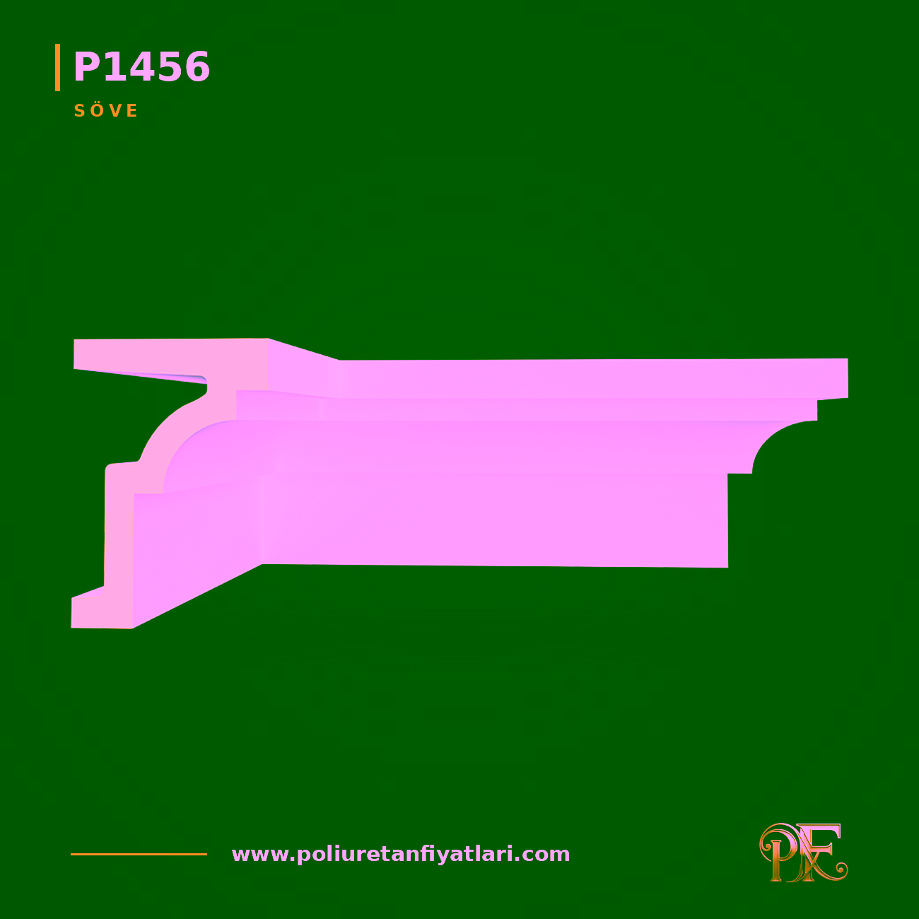 Poliüretan Pencere ve Kapı Sövesi 137x2400 mm Modeli