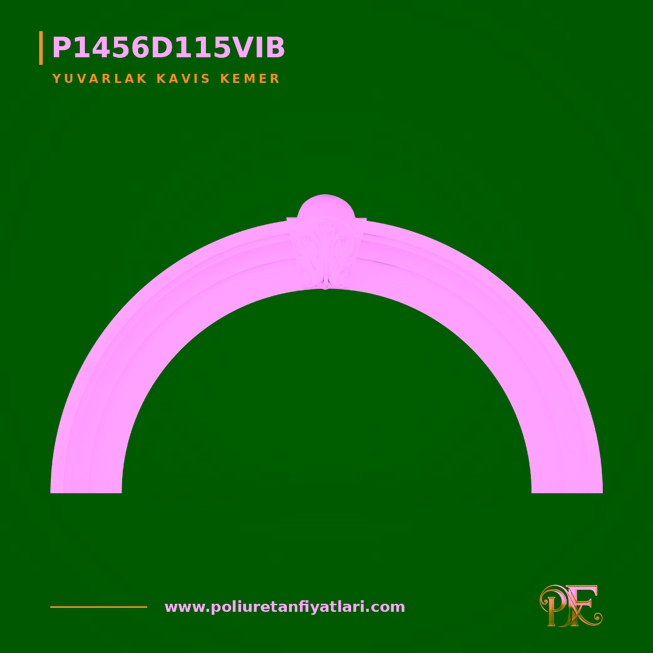 Poliüretan Yuvarlak Kavis Kemer Modeli 211x1550x840 mm