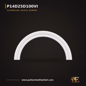 Çizgesel Profil Detaylı Poliüretan Yuvarlak Kavis Kemer 60x1320x660 mm