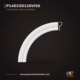 Poliüretan 76×76 cm Yuvarlak Kavis Kemer Profili Modeli