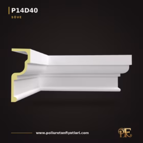 9×26 cm Düz Yüzey Poliüretan Pencere Söve Modeli