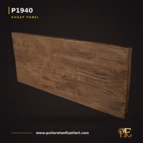 Poliüretan Ahşap Görünümlü Kütük Panel 4x300x42 cm