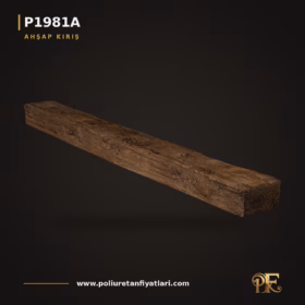 Poliüretan Rustik Ahşap Görünümlü Kiriş 9x300x6 cm
