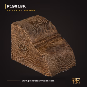 Poliüretan Ahşap Görünümlü Kiriş Payandası 12x12x17 cm