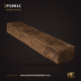 Poliüretan Ahşap Dokulu Dekoratif Kiriş Kütük 20×13 cm