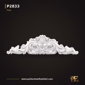 Poliüretan Klasik Oyma Kapı Pencere Tacı 4x83x23 cm