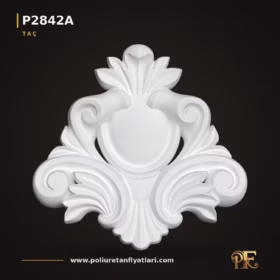 Poliüretan Klasik Oymalı Söve Taçı Model 21×93 cm