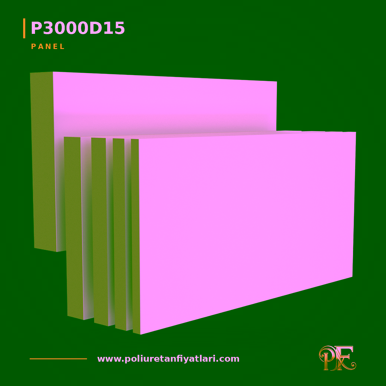 72x146 cm 3D Geometrik Poliüretan Duvar Paneli Modeli