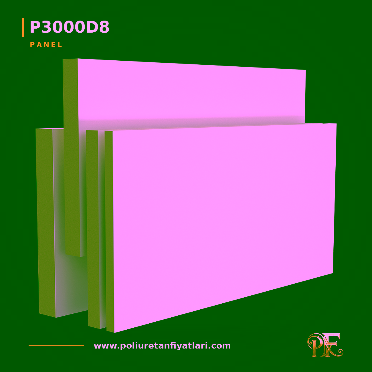 Poliüretan 720x1460 mm Rölyef Motifli Duvar Paneli