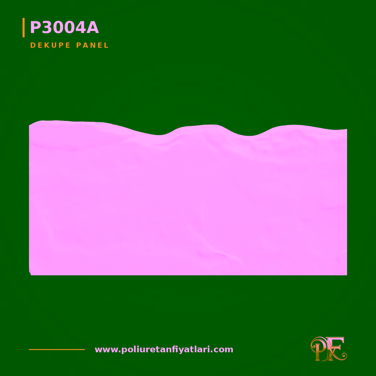 Poliüretan Dekupe Panel 85x1440x695 mm Oyma Duvar Paneli
