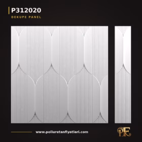 120×20 cm Oyma Desenli Poliüretan Dekupe Duvar Paneli Modeli