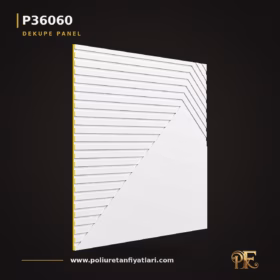 Poliüretan Dekupe Duvar ve Tavan Paneli 60×60 cm