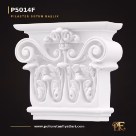 Poliüretan Klasik Oyma Motifli Pilaster Sütun Başlığı 19 cm
