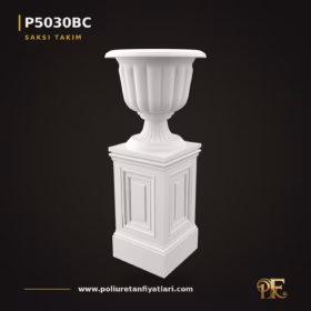 Poliüretan Saksı Takımı Pilaster Sütun 48×107 cm